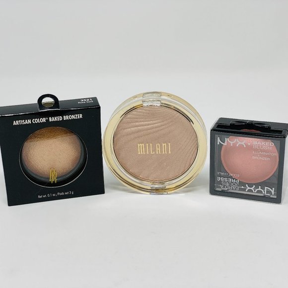 3pc Bronzer pack- Black Radiance, Milani and NYX - Picture 2 of 2